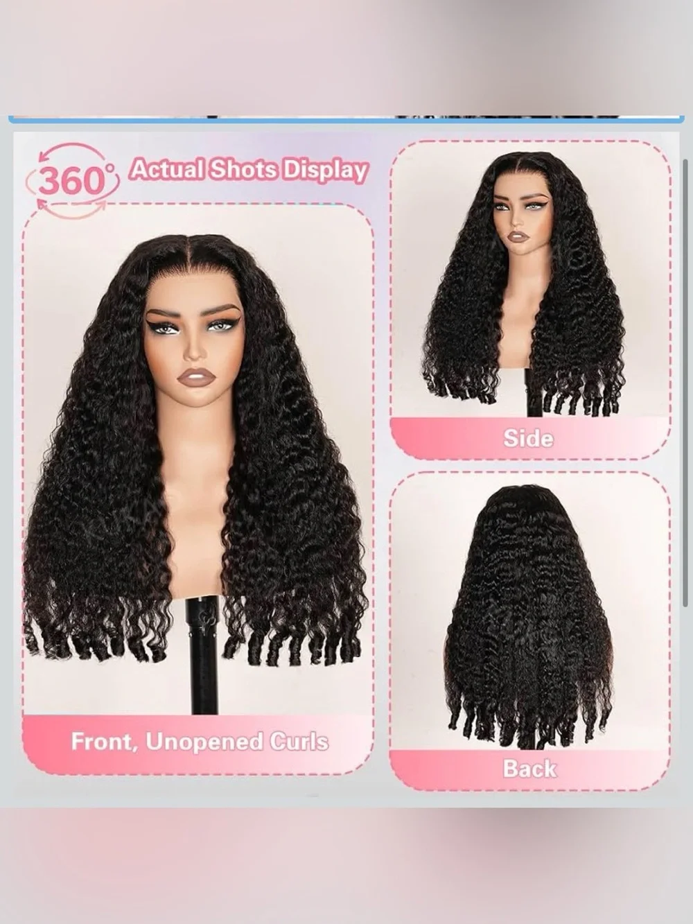 22 Inch 13x6 Burmese Curly Glueless Wigs Human Hair Pre Plucked Pre Cut with Dra